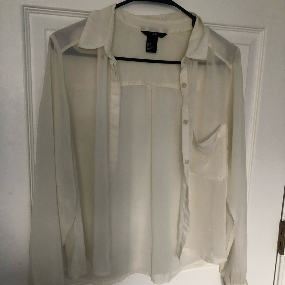 H&M button down blouse